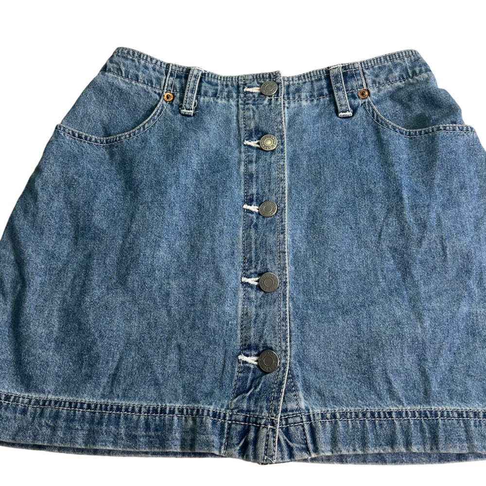 Gap Button Closure Denim Skirt Size 1